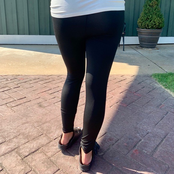 🔥🔥RIPPED LEGGINGS🔥🔥BLACK SKINNY FIT ACTIVEWEAR ATHLEISURE LEGGINGS S/M/L/XL - Picture 6 of 7